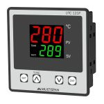 UTC-121P DOUBLE DISPLAY UNIVERSAL INPUT PID CONTROLLER SINGLE RELAY 3 3 DIGIT 96 X 96 X 43 MULTISPAN xr d daf 1mpdg7g 147,j 7