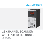 MS-5716RU PROCESS SCANNER DATA LOGGER 16 CHANNEL 192 x 96 x 168 MULTISPAN 613224capture