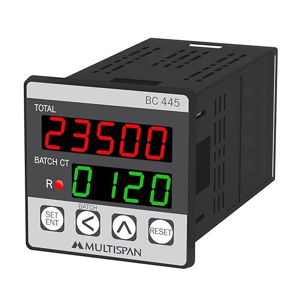 BC-445 5 Digit PROGRAMMABLE BATCH COUNTER 48 X 48 X 95 MULTISPAN 61wdt0tchal. sx522