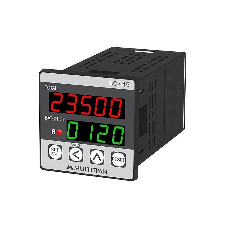 BC-445 5 Digit PROGRAMMABLE BATCH COUNTER 48 X 48 X 95 MULTISPAN 61wdt0tchal. sx522
