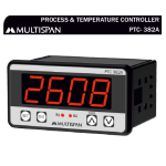 PTC-382A UNIVERSAL INPUT PID CONTROLLER WITH ANALOG OUTPUT MODBUS FACILITY 48 X 96 X 75 MULTISPAN 63658capture