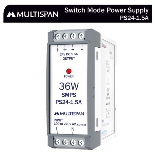 PS24-1.5A Power Supply 76 X 27 X 85 MULTISPAN 643168ps24 1.5a