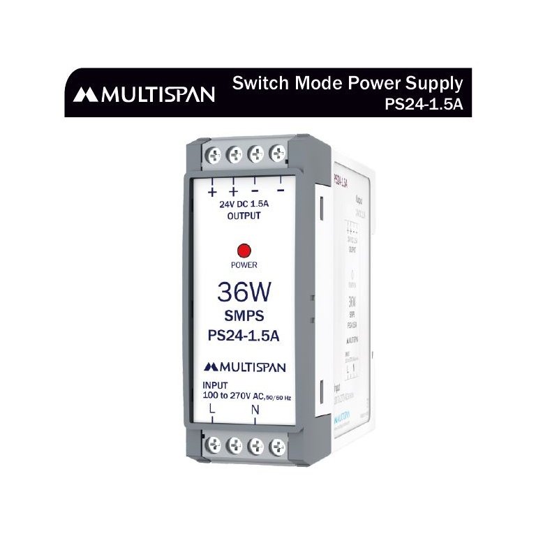 PS24-1.5A Power Supply 76 X 27 X 85 MULTISPAN 643168ps24 1.5a