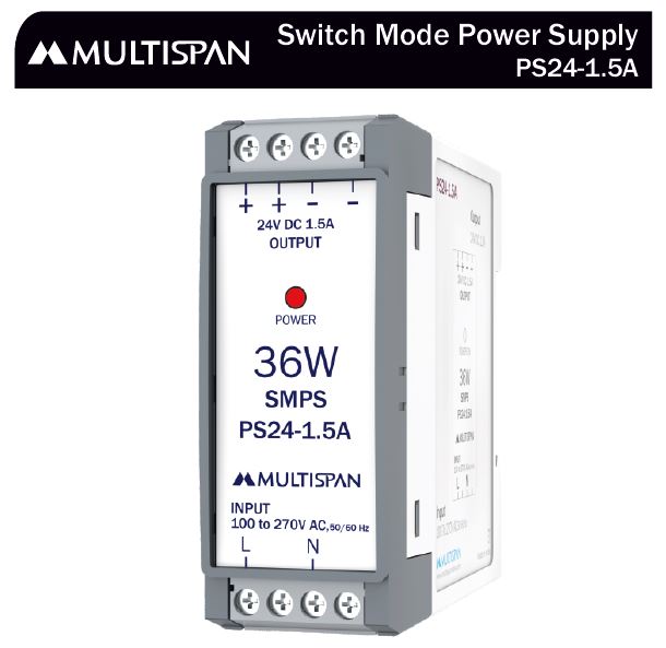 643168ps24-1.5A.jpg PS24-1.5A Power Supply 76 X 27 X 85 MULTISPAN 643168ps24 1.5a