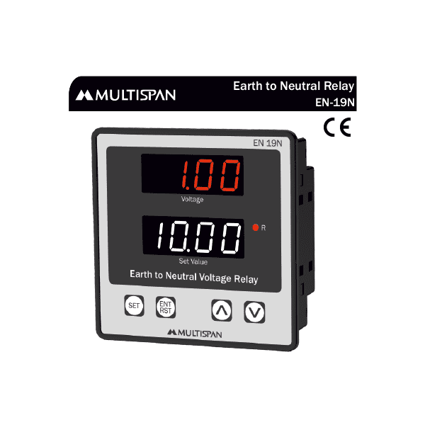 EN-19N EARTH TO NEUTRAL VOLTAGE RELAY 96 X 96 X 54 MULTISPAN 648191capture