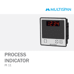 PI-11 PROCESS INDICATOR 96 x 96 x 43 MULTISPAN 654993capture
