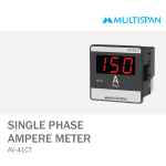 AV-41CT DIGITAL AMPERE METER 48 X 48 X 46 MULTISPAN 705040capture