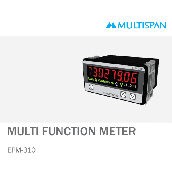EPM-310 THREE PHASE MULTIFUNCTION METER 48 X 96 X 65 MULTISPAN 717342capture