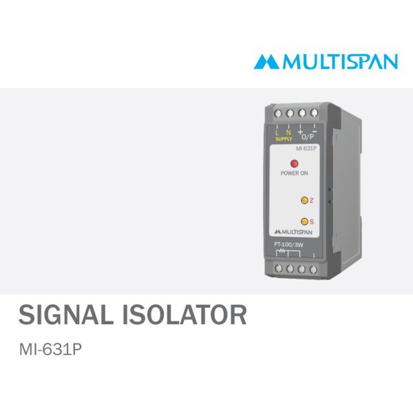 MI-631P SIGNAL ISOLATOR 76 x 27 x 85 MULTISPAN 755941mi 631p datasheet