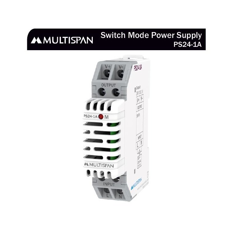 PS24-1A Power Supply 90 X 22.5 X 75 MULTISPAN 765303ps24 1a