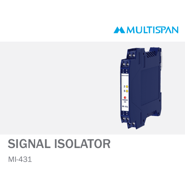MI-431 SIGNAL ISOLATOR 100 x 12.5 x 115 MULTISPAN 76691capture