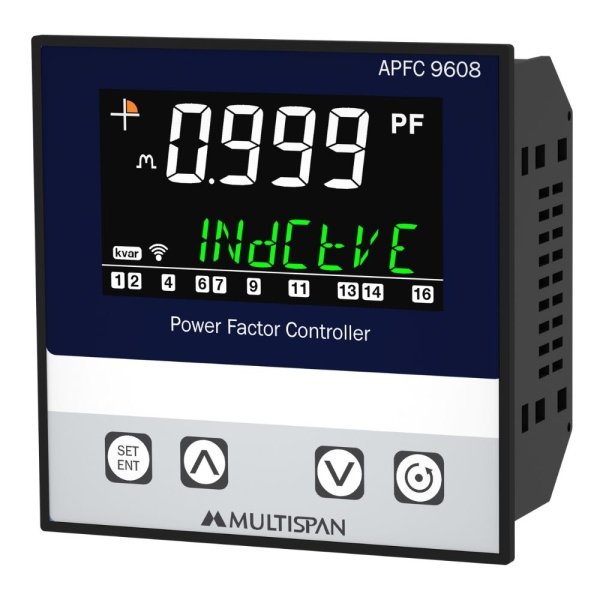 APFC-9608 AUTOMATIC POWER FACTOR CONTROLLER UP TO 16 STAGE 96 X 96 X 54 MULTISPAN xr d daf 1mpdg7g 31,j 7370562928758346218,t