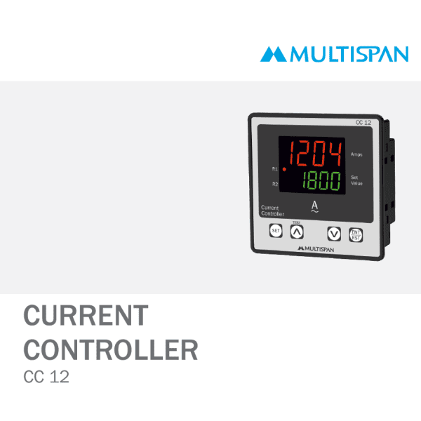CC-12 Double Display SINGLE PHASE CURRENT CONTROLLER MULTISPAN 773296capture