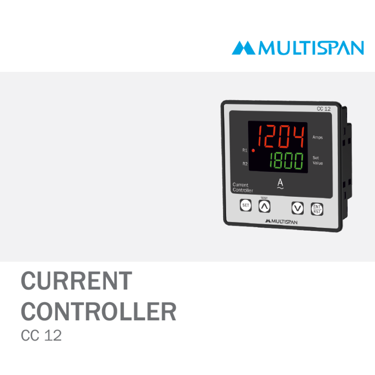 CC-12 Double Display SINGLE PHASE CURRENT CONTROLLER MULTISPAN 773296capture
