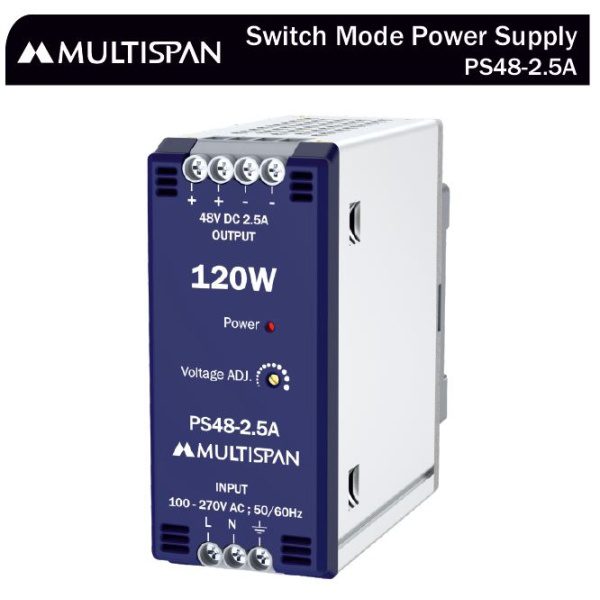 PS48-2.5A Power Supply 105 X 45 X 110 MULTISPAN 777758ps48 2.5a