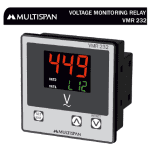 VMR-232 VOLTAGE CURRENT PROTECTION RELAY PANEL MOUNTED 72 X 72 X 45 MULTISPAN 778245capture