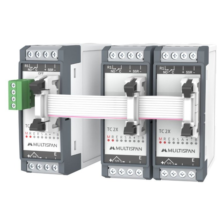TC-2X Slave module BLIND DIN RAIL PID CONTROLLER 76 X 27 X 85 MULTISPAN 79811tc 1x 2x regular