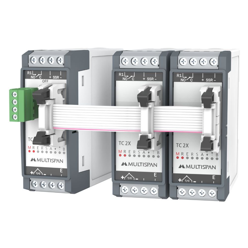 TC-2X Slave module BLIND DIN RAIL PID CONTROLLER 76 X 27 X 85 MULTISPAN 79811tc 1x 2x regular