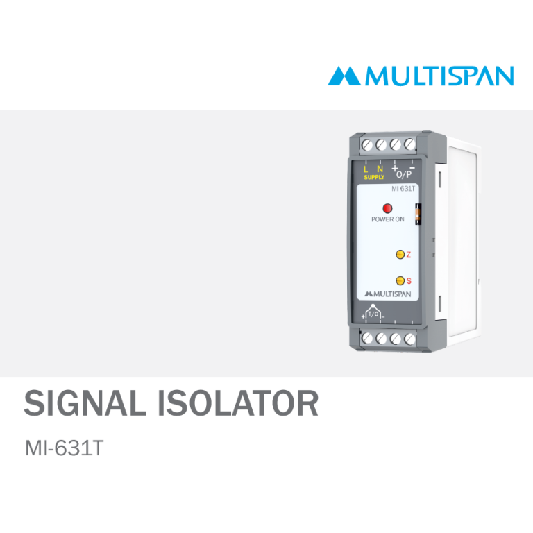 MI-631T SIGNAL ISOLATOR 76 x 27 x 85 MULTISPAN 808217capture