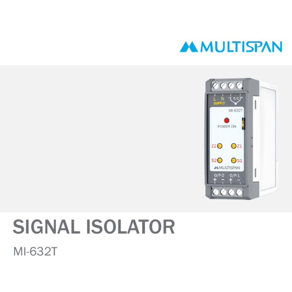 MI-632T SIGNAL ISOLATOR 76 x 27 x 85 MULTISPAN 820984capture