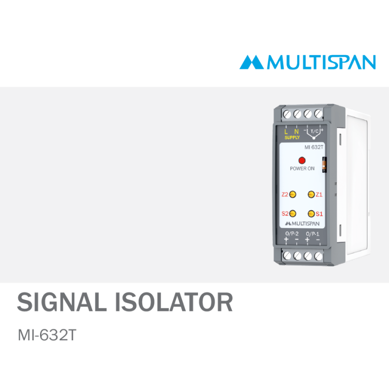 MI-632T SIGNAL ISOLATOR 76 x 27 x 85 MULTISPAN 820984capture