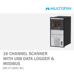 MS-5716RU-M1 PROCESS SCANNER DATA LOGGER 16 CHANNEL 192 x 96 x 168 MULTISPAN 829612capture