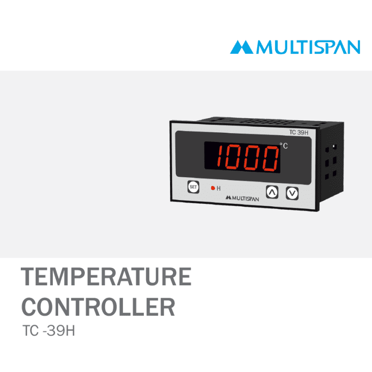 TC-39H SINGLE DISPLAY TEMPERATURE CONTROLLER 48 X 96 X 75 MULTISPAN 837623capture
