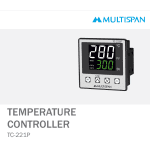 TC-221P DOUBLE DISPLAY FIX INPUT PID CONTROLLER 72 X 72 X 45 MULTISPAN 843907capture