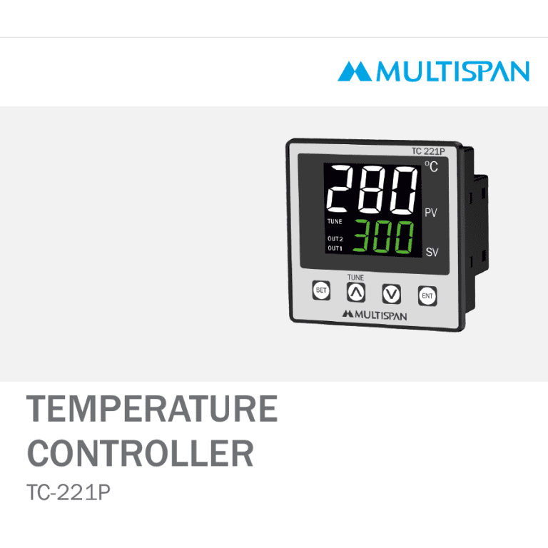 TC-221P DOUBLE DISPLAY FIX INPUT PID CONTROLLER 72 X 72 X 45 MULTISPAN 843907capture