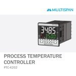 PTC-4202 UNIVERSAL INPUT PID CONTROLLER WITH ANALOG OUTPUT MODBUS FACILITY 48 X 48 X 95 MULTISPAN 854694ptc 4202 datasheet