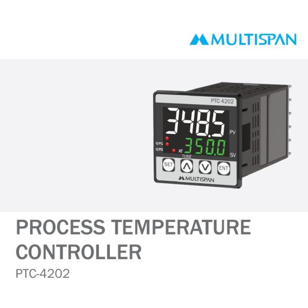 PTC-4202 UNIVERSAL INPUT PID CONTROLLER WITH ANALOG OUTPUT MODBUS FACILITY 48 X 48 X 95 MULTISPAN 854694ptc 4202 datasheet