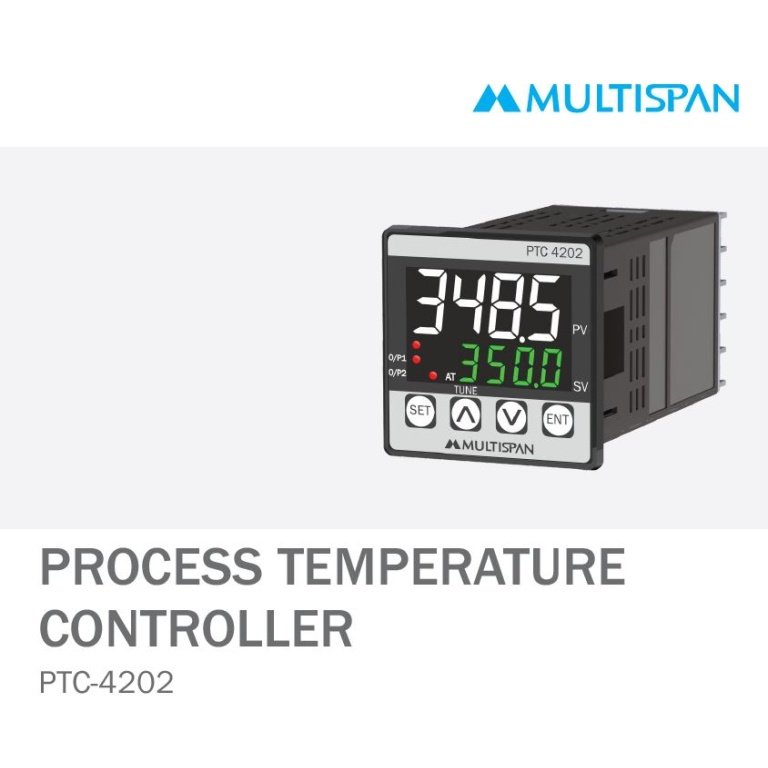 PTC-4202 UNIVERSAL INPUT PID CONTROLLER WITH ANALOG OUTPUT MODBUS FACILITY 48 X 48 X 95 MULTISPAN 854694ptc 4202 datasheet