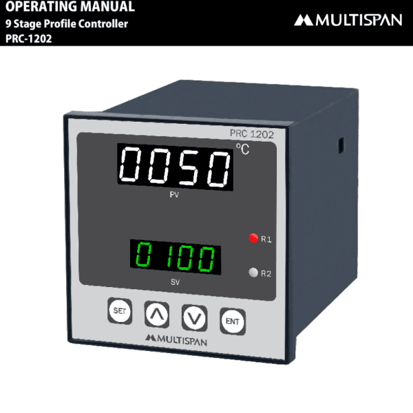 PRC-1202 PROFILE CONTROLLER 96 X 96 X 110 MULTISPAN prc