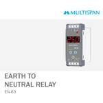 EN-63 EARTH TO NEUTRAL VOLTAGE RELAY 76 X 28 X 85 MULTISPAN 872134capture