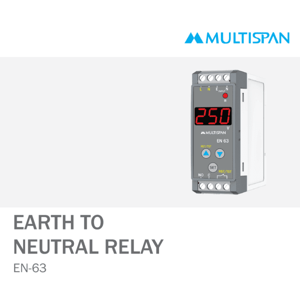 EN-63 EARTH TO NEUTRAL VOLTAGE RELAY 76 X 28 X 85 MULTISPAN 872134capture