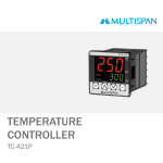 TC-421P DOUBLE DISPLAY FIX INPUT PID CONTROLLER 48 X 48 X 70 MULTISPAN 876866capture