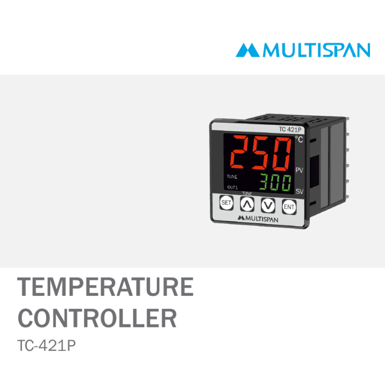 TC-421P DOUBLE DISPLAY FIX INPUT PID CONTROLLER 48 X 48 X 70 MULTISPAN 876866capture