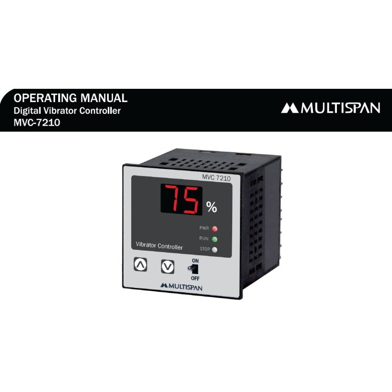 MVC-7210 VIBRATOR CONTROLLER 72 X 72 X 97 MULTISPAN mvc