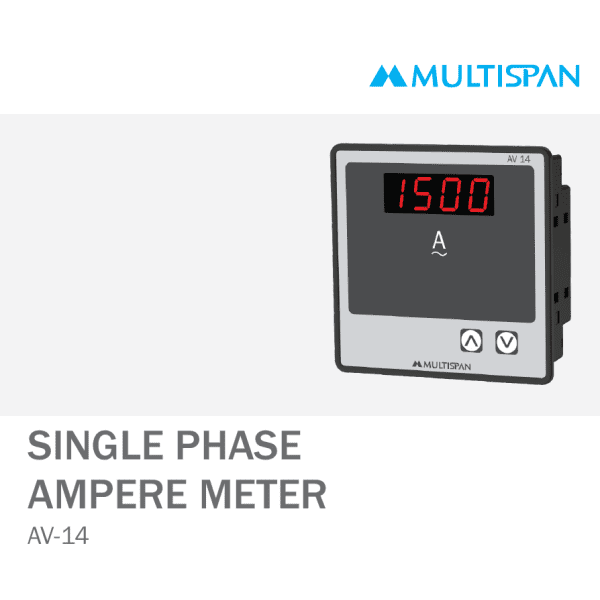 AV-14 DIGITAL AMPERE METER 96 X 96 X 40 MULTISPAN 89826capture