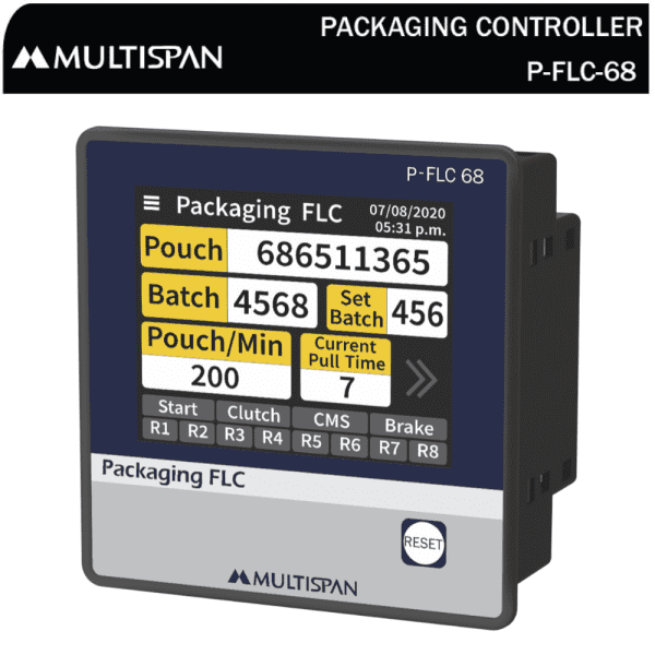 PFLC-68 Touch Screen Display FFS CONTROL UNIT 96 X 96 X 54 MULTISPAN 904216pflc2068