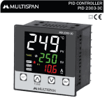 PID-2303-3C PID CONTROLLER WITH AMPERE INDICATION 72X 72 X 85 MULTISPAN 908670pid 2303 3c