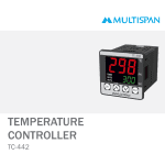 TC-442 DOUBLE DISPLAY FIX INPUT PID CONTROLLER 48 X 48 X 70 MULTISPAN 924934capture