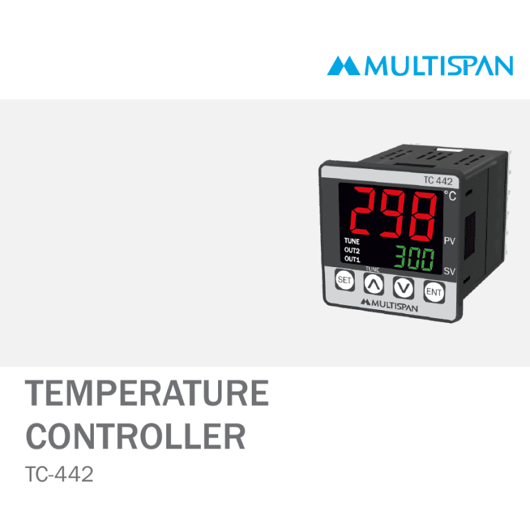 TC-442 DOUBLE DISPLAY FIX INPUT PID CONTROLLER 48 X 48 X 70 MULTISPAN 924934capture