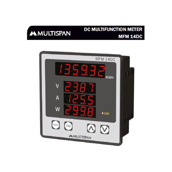 MFM-14DC Meter DC MULTIFUNCTION METER MULTISPAN 930876capture