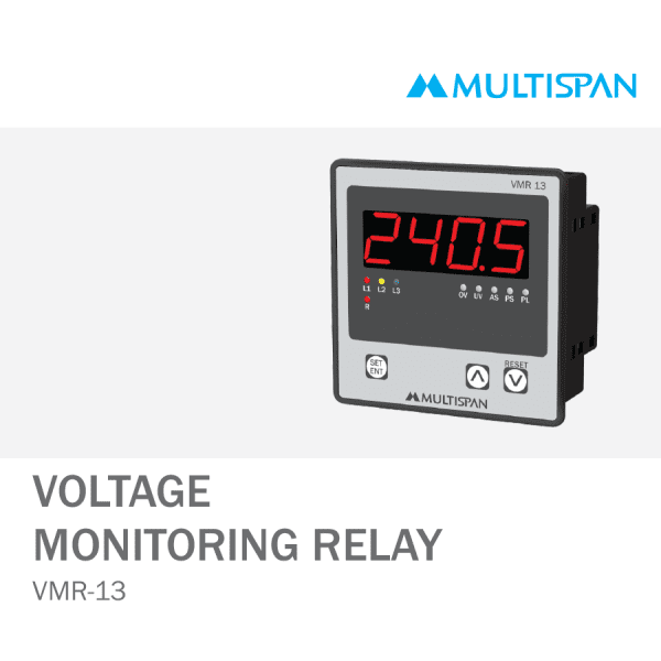 VMR-13 VOLTAGE CURRENT PROTECTION RELAY PANEL MOUNTED 96 X 96 X 43 MULTISPAN 949355capture