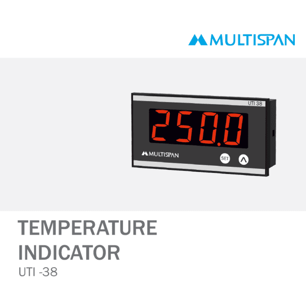 UTI-38 TEMPERATURE INDICATOR 48 X 96 X 67 MULTISPAN 978243capture
