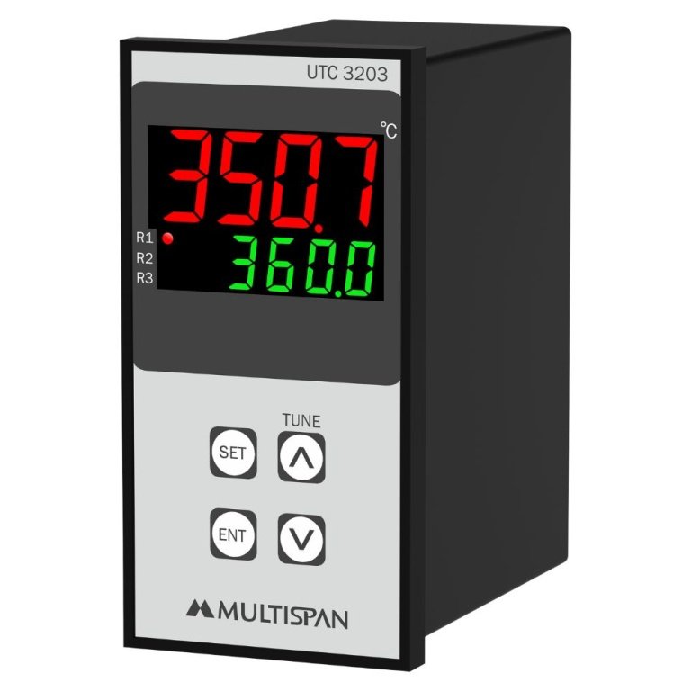 UTC-3203 DOUBLE DISPLAY UNIVERSAL INPUT PID CONTROLLER THREE RELAY 96 X 48 X 85 MULTISPAN xr d daf 1mpdg7g 153,j 791437290923