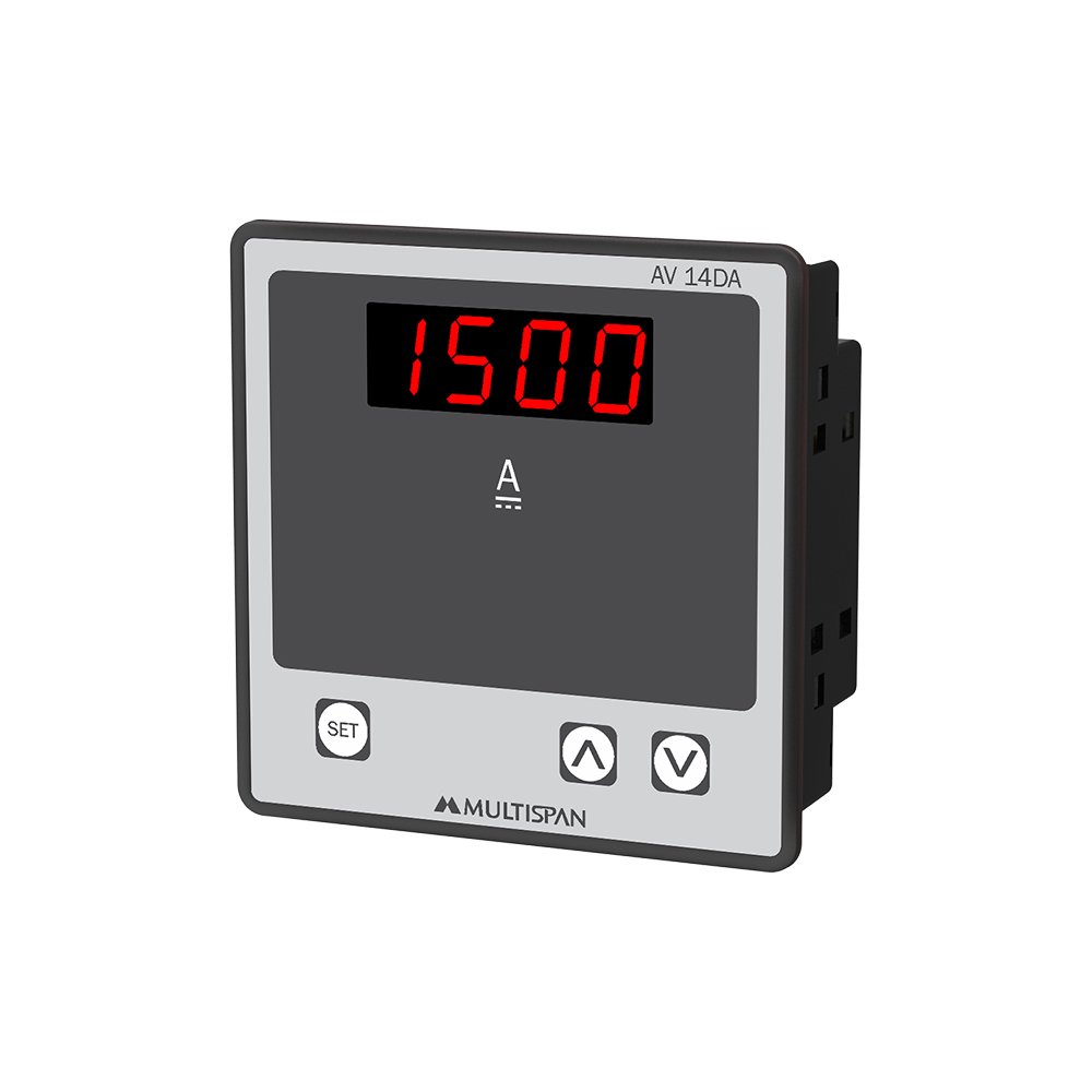 AV-14DA.jpg AV-14DA DIGITAL DC AMPERE METER 96 X 96 X 40 MULTISPAN av 14da