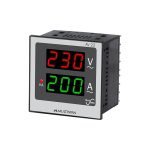AV-22 DIGITAL AMPERE VOLT METER 72 X 72 X 60 MULTISPAN av