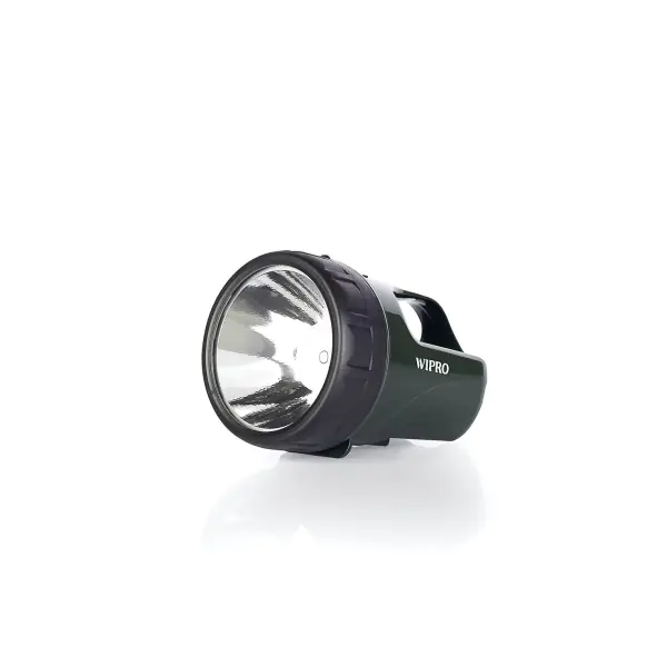 Wipro LifeLite 3-Watt Rechargeable LED Torch, Multicolor, 18 10 Steel, Transparent, Model CL0004 cl